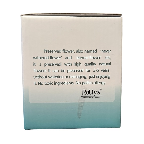 Tie Dye Preserved Rose Lighted Jar - Picture 5 of 11